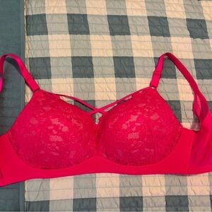 Torrid Push up No Wire Dream Fit Bra with Front Criss Cross X Detail 40DDD NWOT